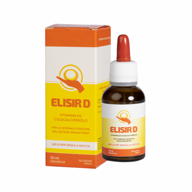 Elisir D - Vitamina D3 senza curcuma Organico