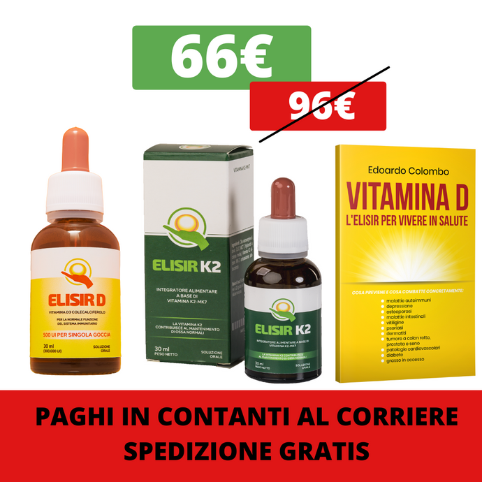 Elisir D + Elisir K2 + Libro digitale